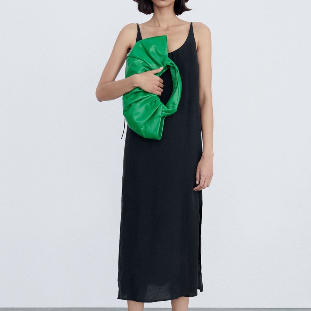 MIDI SLIP DRESS ZARA